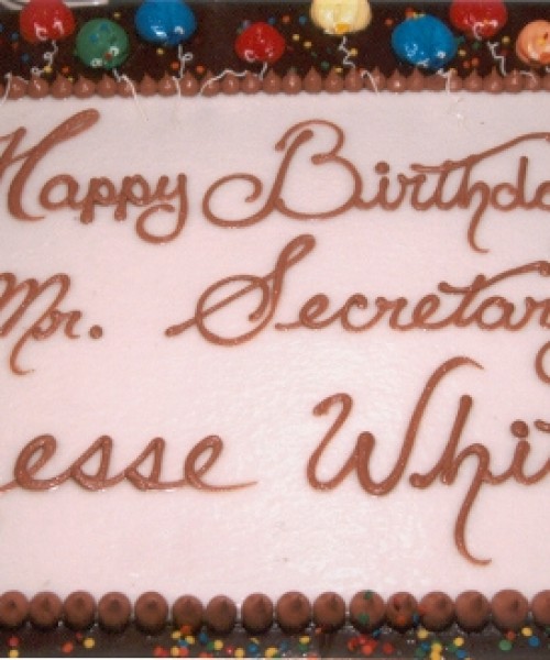 Image of Jesse White Birthday Cake