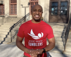 Emmanuel McGhee has been a member of the Jesse White Tumbling Team since 2000 and has devoted more than two decades to its legacy of excellence. After joining the coaching staff under the leadership of Mr. Jesse White in 2008, Emmanuel became known for his athleticism and dynamic performances, earning the nickname "Superman" from 2006 to 2013. In recognition of his leadership, dedication, and commitment to the program's mission, he was personally selected by Mr. Jesse White to serve as Head Coach of the team in 2020.